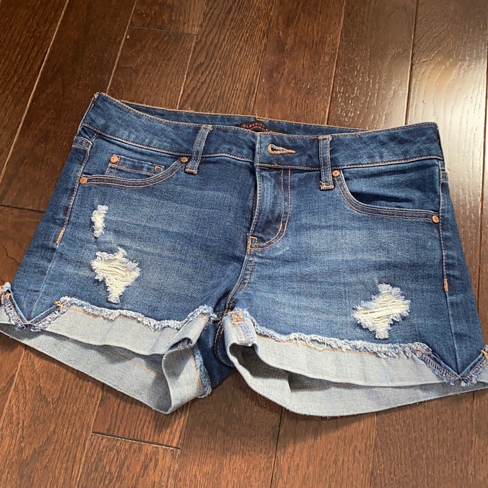 Denim shorts